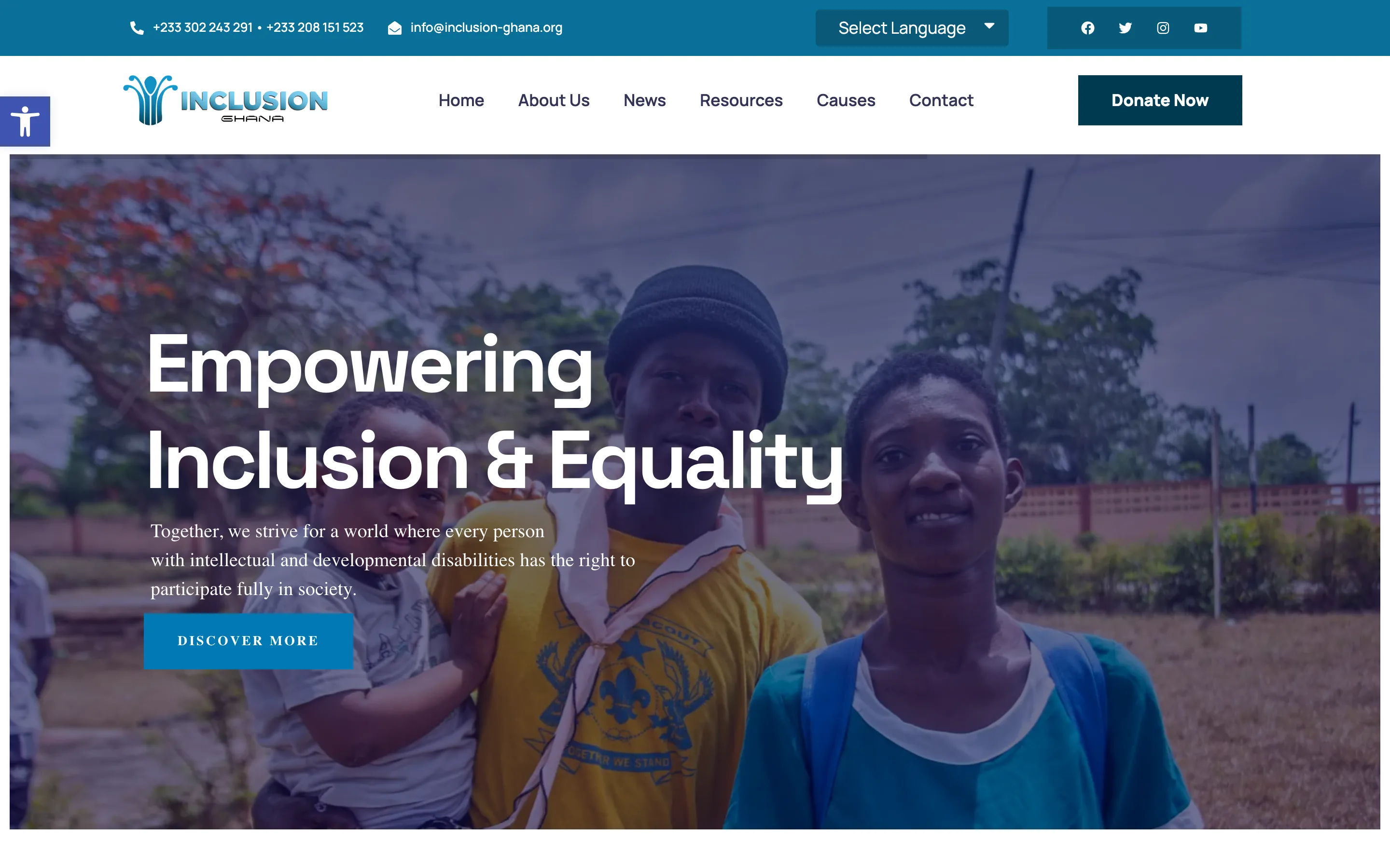 Inclusion Ghana — website