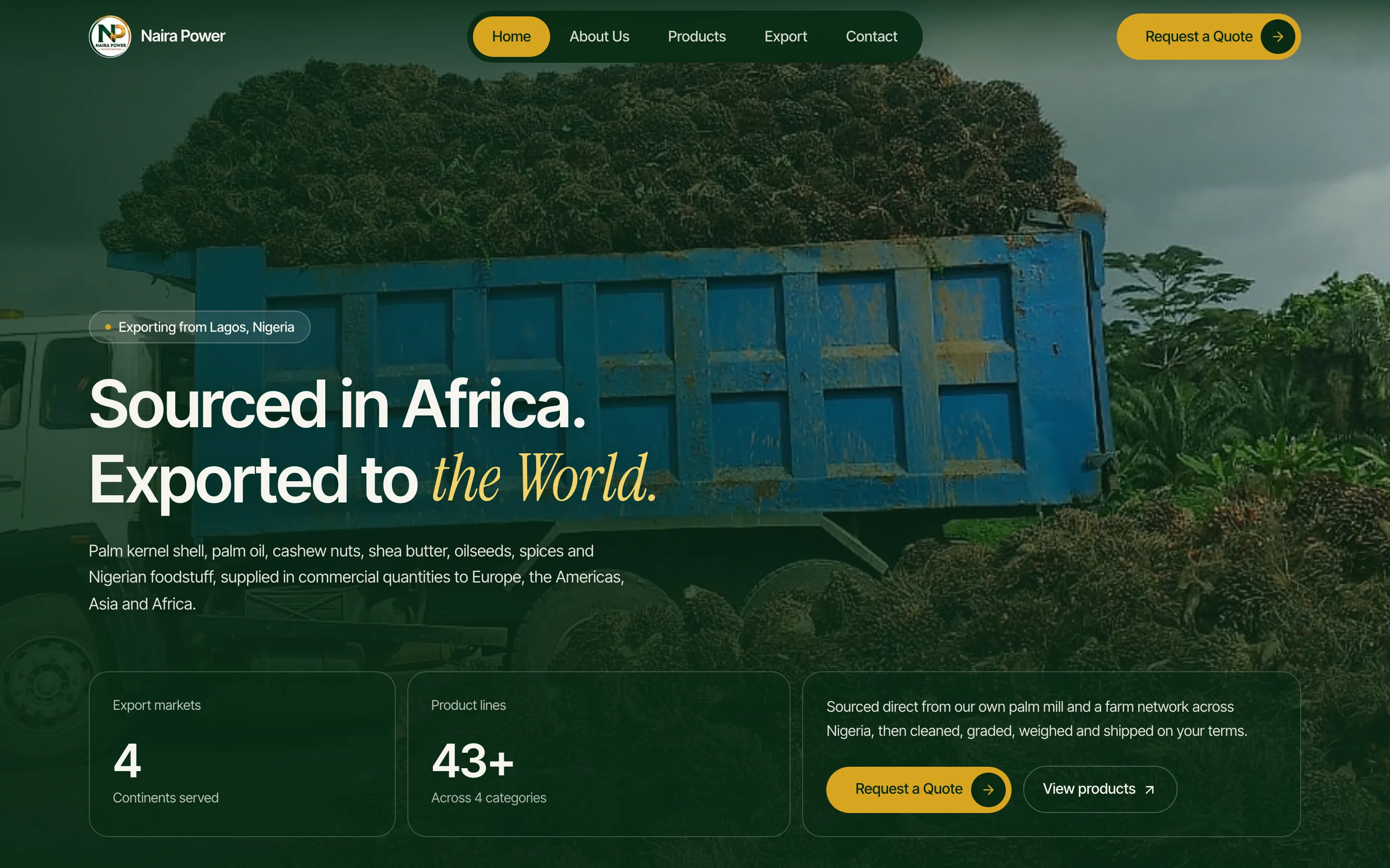 Naira Power Incorporation — website